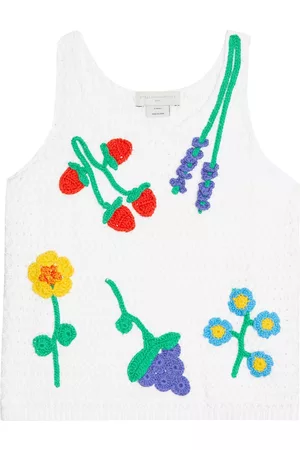 Stella McCartney Kids Crochet cotton top
