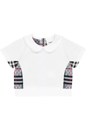 Burberry Kids Baby Blouses - Baby cotton blouse