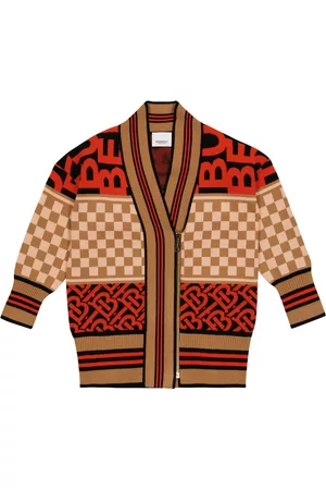 Burberry Kids Wool and cashmere cardigan