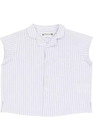 Bonpoint Baby Gerald striped cotton shirt