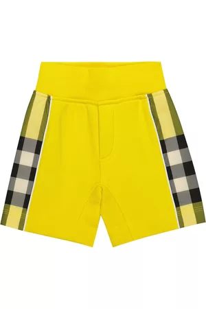 Burberry Baby checked cotton shorts