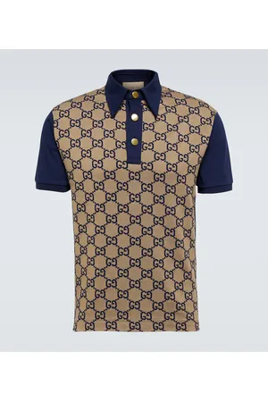 Gucci Geometric G Cotton Shirt for Men