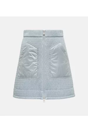 Moncler Quilted A-line miniskirt
