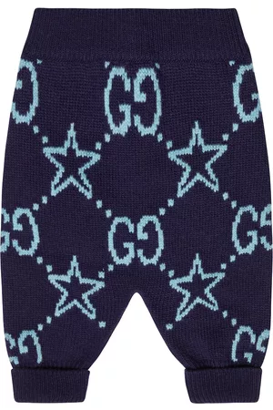 Gucci Baby GG intarsia wool pants