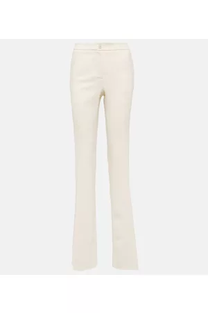 Etro Straight jacquard wool pants