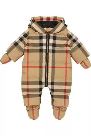 Burberry Baby Vintage Check padded onesie