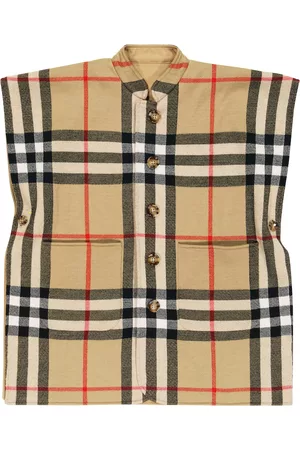 Burberry Vintage Check wool reversible vest