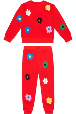 Stella McCartney Embroidered cotton tracksuit