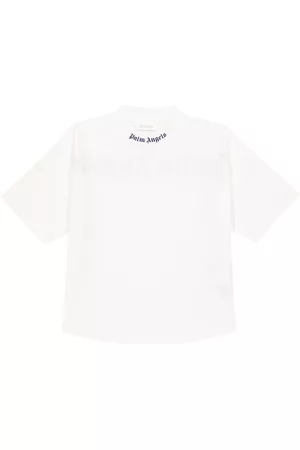 logo print cotton T-shirt, Palm Angels Kids