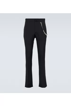 Givenchy Chain-detail slim wool pants