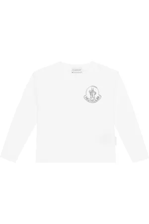 Moncler Logo cotton jersey top