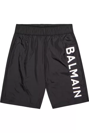 Balmain Logo swim trunks