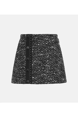 Moncler Studded tweed miniskirt