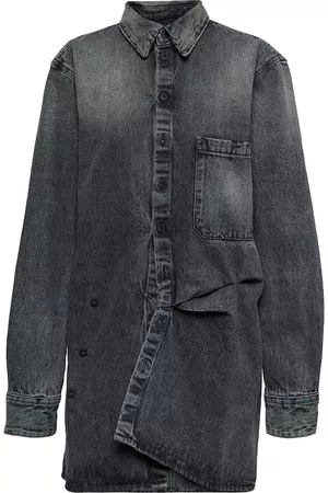 OFF-WHITE Shirt denim minidress