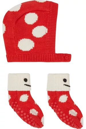 Stella McCartney Sets - Baby cotton and wool hat and socks set
