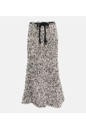Moncler 2 Moncler 1952 belted wool-blend skirt