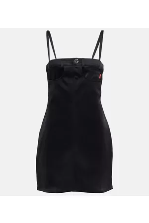 COPERNI Bustier top satin crÃªpe minidress