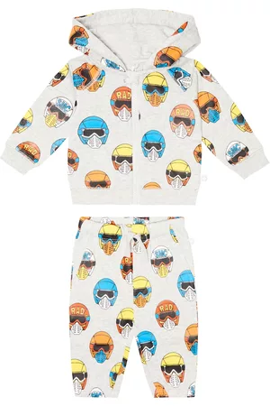 Stella McCartney Baby cotton hoodie and sweatpants set