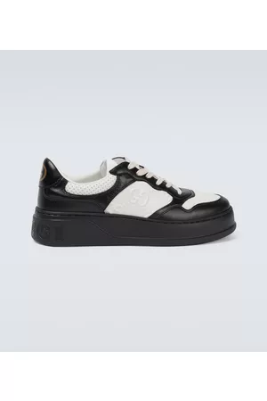 Gucci GG-embossed leather sneakers