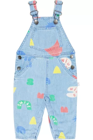 Stella McCartney Baby printed cotton overalls