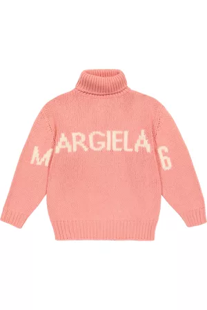Maison Margiela Kids Sweatshirts - Logo jacquard sweater