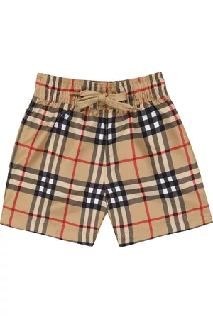 Burberry Archive Check swim trunks