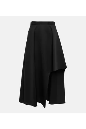 Alexander McQueen Wool midi skirt