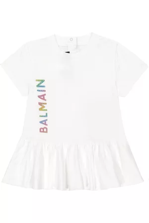 Balmain T-shirts - Baby cotton T-shirt dress