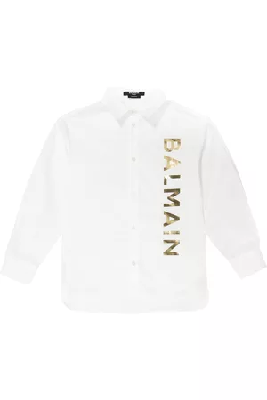 Balmain Logo cotton shirt