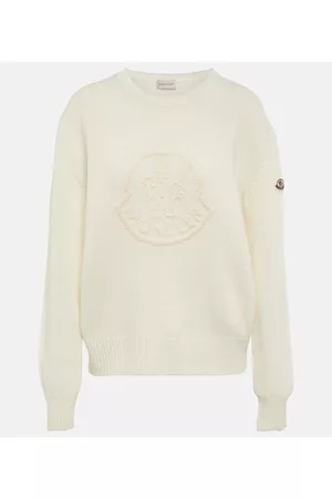 Moncler Logo wool and cashmere sweater