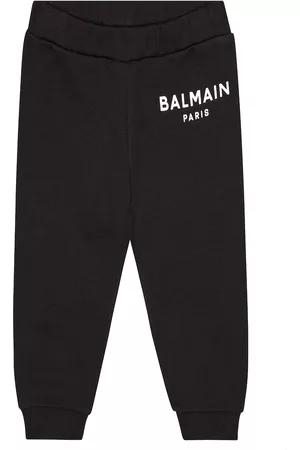Balmain Sweatpants - Baby logo cotton sweatpants