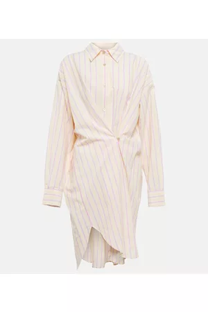 Isabel Marant, Étoile Seen striped cotton shirt minidress