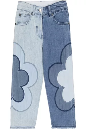 Stella McCartney Floral patchwork jeans