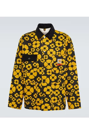 Marni Men Jackets - X Carhartt WIP floral cotton canvas jacket