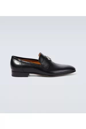 Gucci Men Loafers - Interlocking G leather loafers