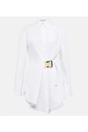 J.W.Anderson Gathered cotton poplin shirt