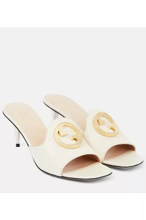 Gucci Blondie leather mules