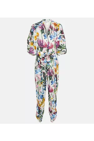 Stella McCartney V-neck floral jumpsuit