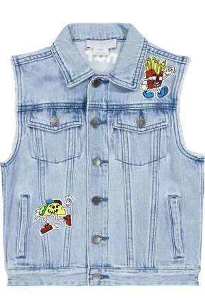 Stella McCartney Gilets - Denim vest