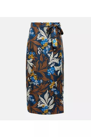 Max Mara Women Midi Skirts - Zante floral silk midi skirt