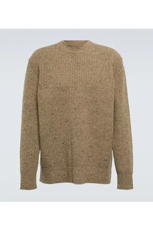 Maison Margiela Men Tops - Wool and cashmere-blend knit top
