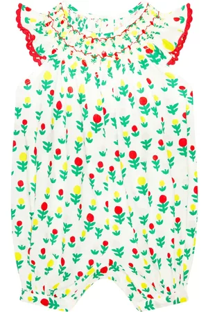 Stella McCartney Accessories - Baby printed cotton playsuit