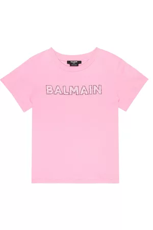 Balmain Logo cotton jersey T-shirt