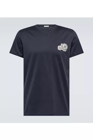 Moncler Double Logo cotton jersey T-shirt
