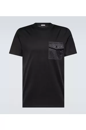 Moncler Men Short Sleeved T-Shirts - Cotton jersey T-shirt