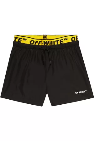 OFF-WHITE Logo swim shorts