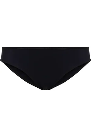 One-shoulder bow bikini bottoms in black - Giambattista Valli