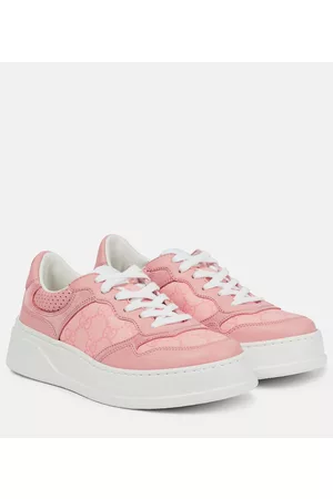 Gucci Women Sneakers - Chunky B leather sneakers