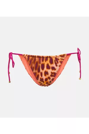 Stella McCartney Women Bikini Bottoms - Leopard-print bikini bottoms