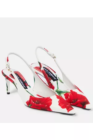 Dolce & Gabbana Floral slingback pumps